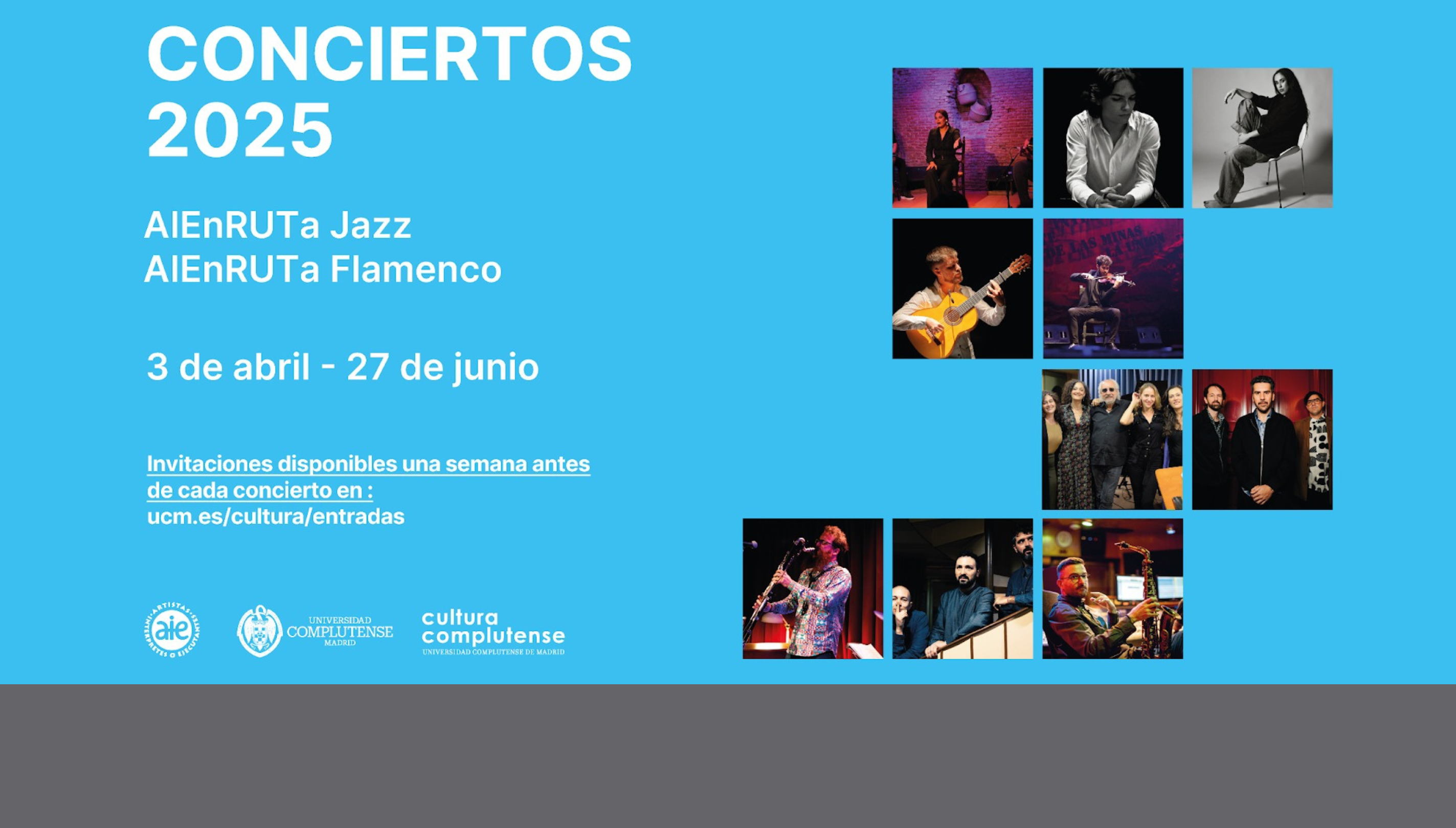 Ciclos AIEnRUTa Jazz y Flamenco. (Pincha aquí para más información)